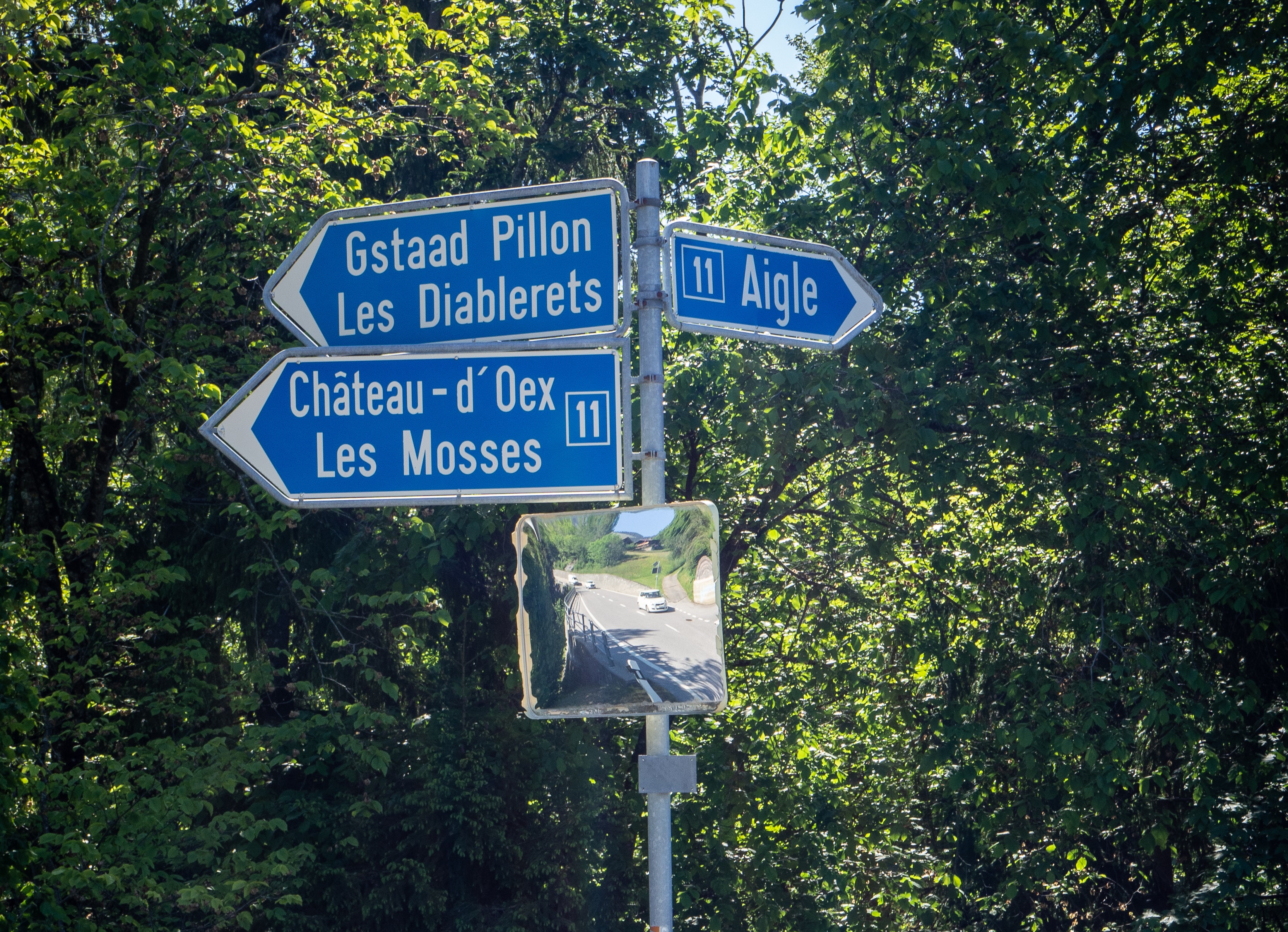La route entre Aigle et le Sepey devrait subir des travaux...